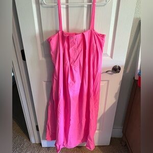 THML pink poplin dress
